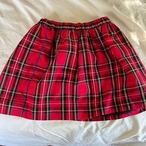 Jcrew crewcuts tartan plaid skirt